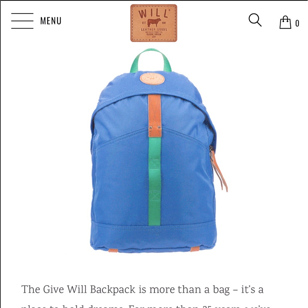 Will Leather Goods Backpack